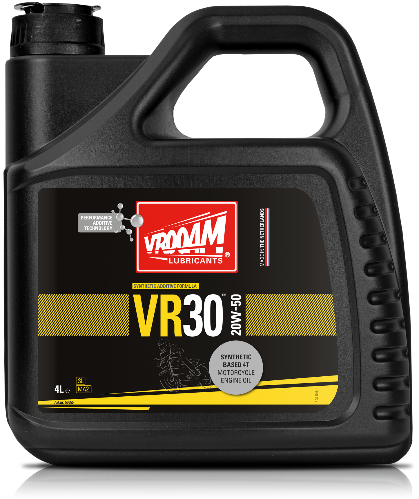 VROOAM VR30 Allround Synthetic Based 4T Motorcycle Engine Oil SAE 20W-50