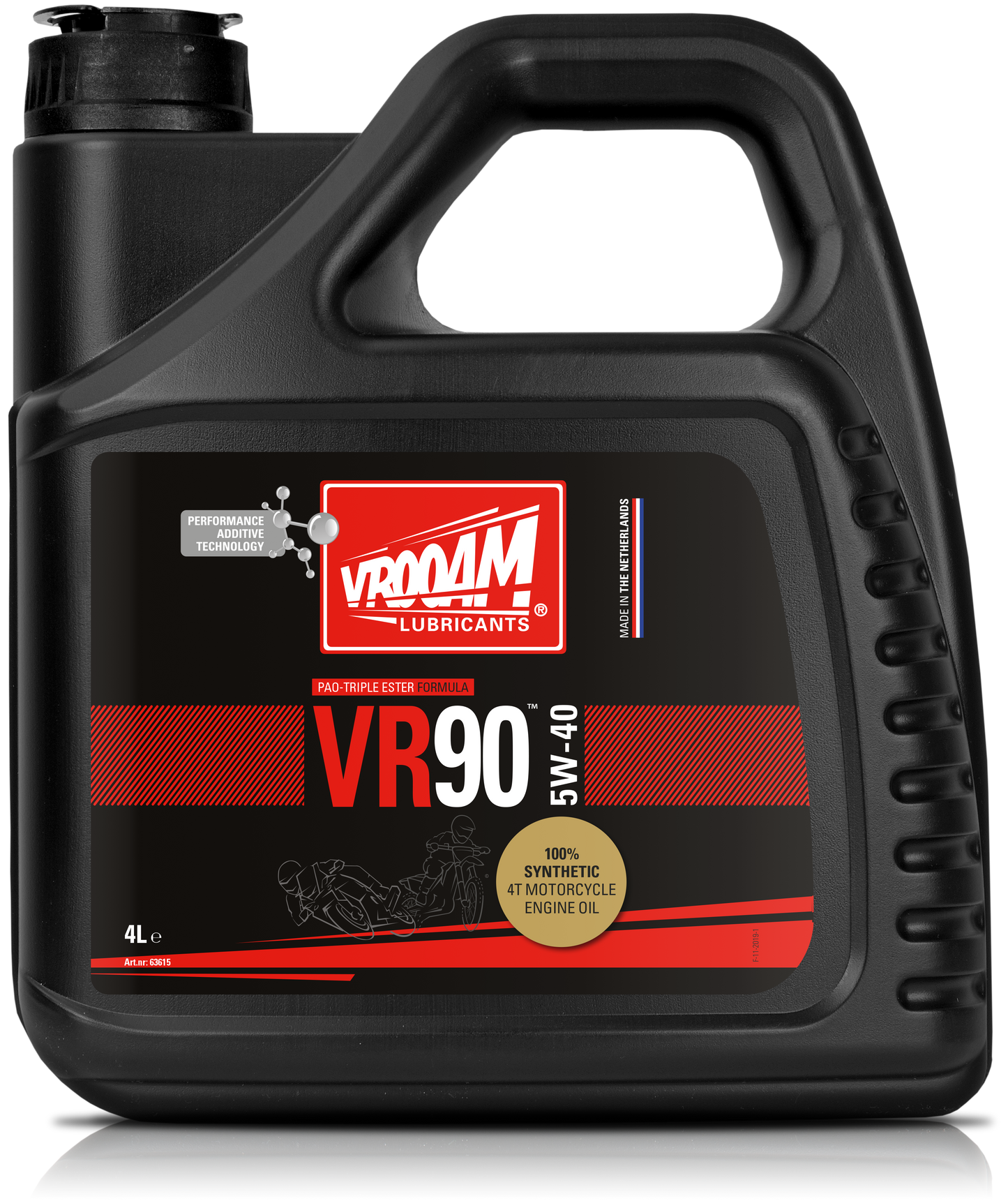 VROOAM VR90 100% Synthetic 4T Motorcycle Engine Oil SAE 5W-40