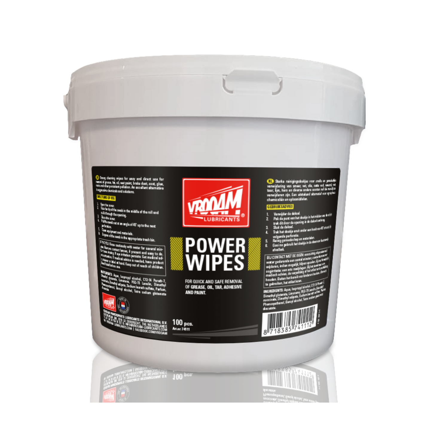 VROOAM Power wipes
