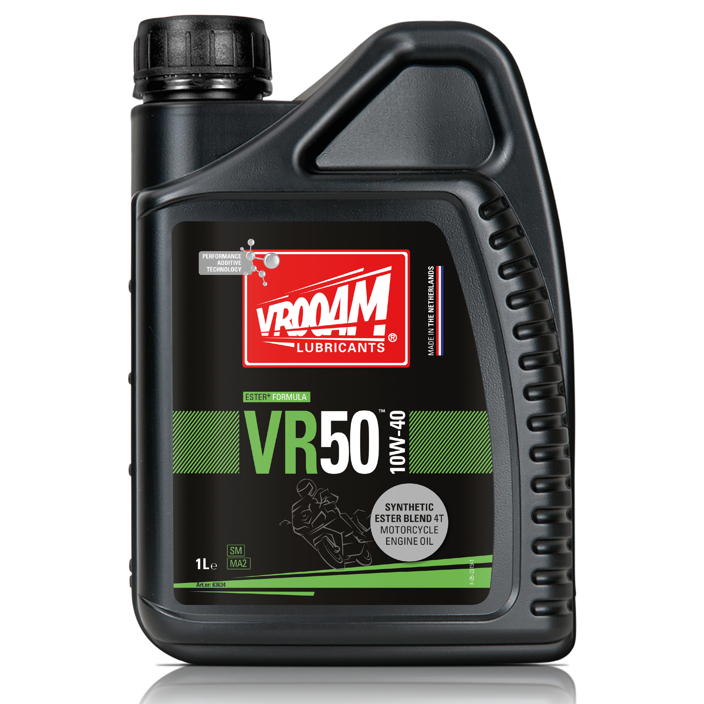 VROOAM VR50 Synthetic Ester Blend 4T Motorcycle Engine Oil SAE 10W-40