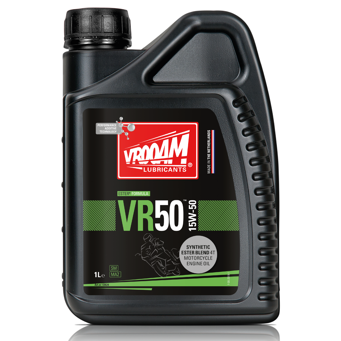 VROOAM VR50 Synthetic Ester Blend 4T Motorcycle Engine Oil SAE 15W-50