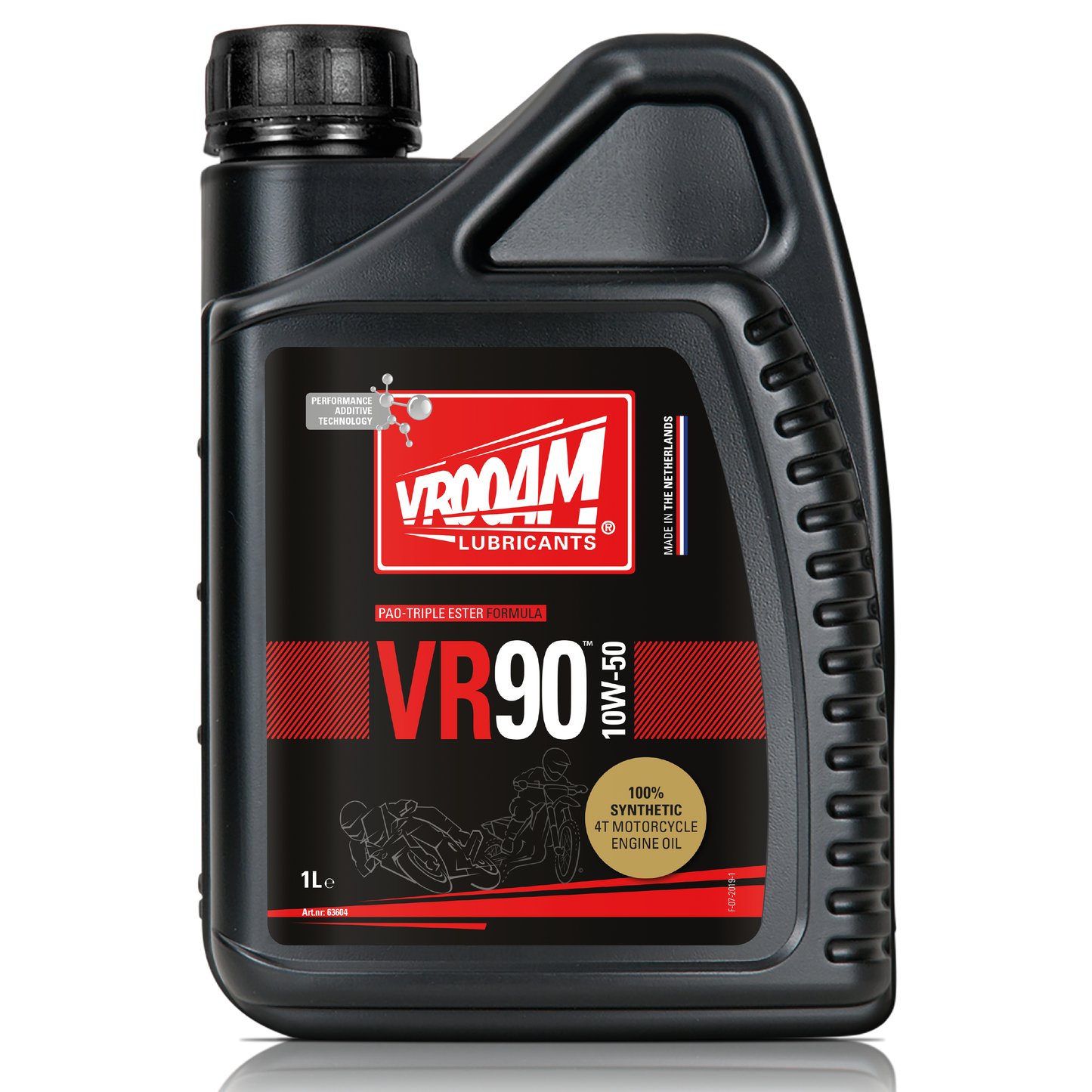 VROOAM VR90 100% Synthetic 4T Motorcycle Engine Oil SAE 10W-50